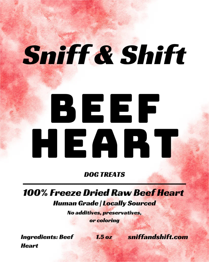 Beef Heart 6 oz - Sniff & Shift