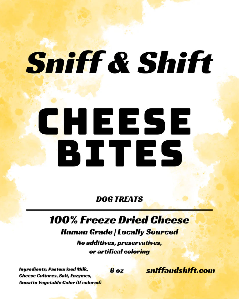 Cheese bites 8 oz - Sniff & Shift