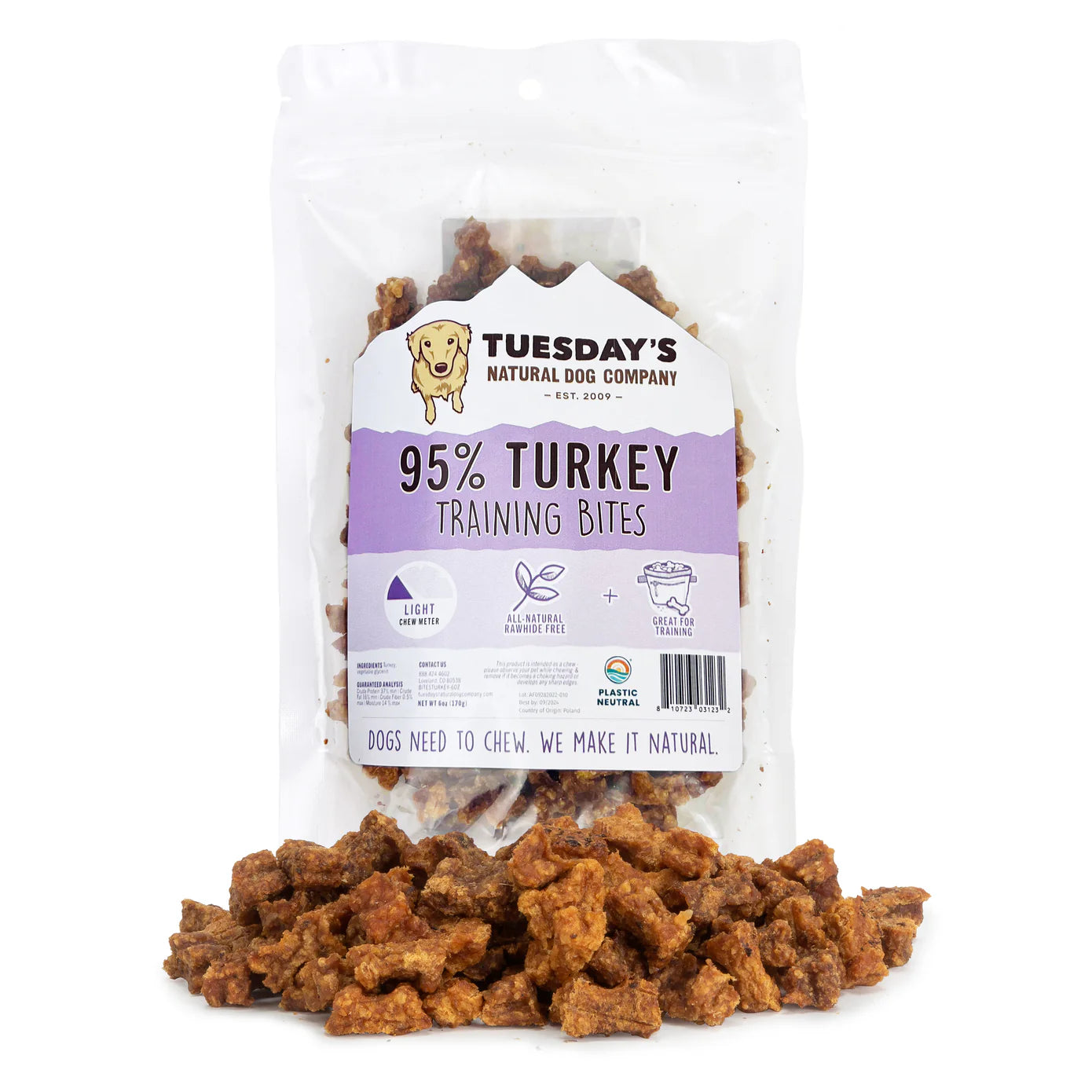 Turkey training bites - Tuesdays - Dog Treats